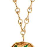 Georges Braque. ENAMEL 'PROCRIS' PENDANT AND 'MEROPE' NECKLACE, AFTER GEORGES BRAQUE - photo 1