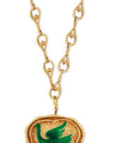 ENAMEL 'PROCRIS' PENDANT AND 'MEROPE' NECKLACE, AFTER GEORGES BRAQUE