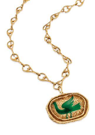 Georges Braque. ENAMEL 'PROCRIS' PENDANT AND 'MEROPE' NECKLACE, AFTER GEORGES BRAQUE - photo 4
