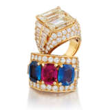 Bulgari. RUBY, SAPPHIRE AND DIAMOND RING, BULGARI - фото 5