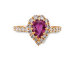 NO RESERVE - RUBY AND DIAMOND RING - photo 2