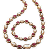 RUBY AND DIAMOND NECKLACE, RETAILED BY AMRAPALI - Foto 1