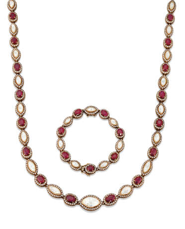 RUBY AND DIAMOND NECKLACE, RETAILED BY AMRAPALI - photo 3