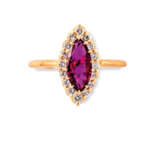 NO RESERVE - RUBY AND DIAMOND RING - Foto 2