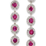 GOLD, RUBY AND DIAMOND EARRINGS - photo 1