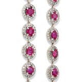 GOLD, RUBY AND DIAMOND EARRINGS - photo 2