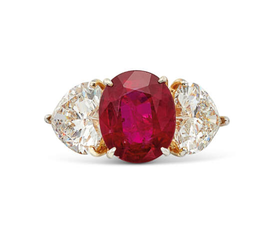 RUBY AND DIAMOND RING - photo 2