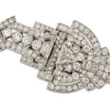 ART DECO DIAMOND DOUBLE-CLIP BROOCH - фото 1