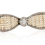 Cartier. EARLY 20TH CENTURY PEARL AND DIAMOND BROOCH, CARTIER - photo 2