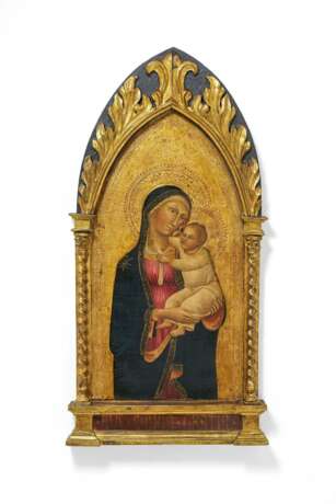 Toskanischer Meister. Madonna mit Kind - Foto 1