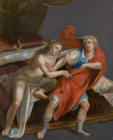 Italienischer Meister. Joseph und Potiphars Weib - Foto 1