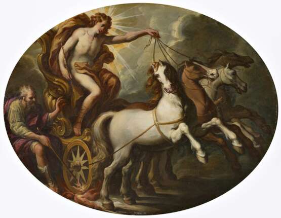 Venezianischer Meister. Apollo auf dem Sonnenwagen - фото 1