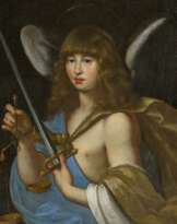 Prinz Waldemar Christian von Dänemark als Erzengel Michael