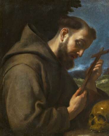 Vignali, Jacopo. Der Heilige Franz von Assisi in der Meditation - Foto 1
