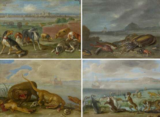 Kessel, Jan van. Vier Gemälde: Städtedarstellungen aus dem Zyklus "Die Vier Erddeile" - photo 1