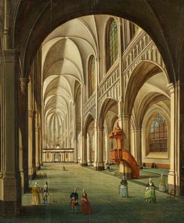 Dussillon, Jean-Baptiste. Im Inneren einer nordfranzösischen Kirche - Foto 1