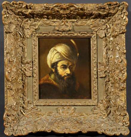 Niederländischer Meister. Portrait eines Herrn mit Turban - Foto 2