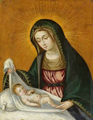 Flämischer Meister. Madonna mit Christusknaben - фото 1