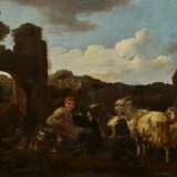 Roos, Philipp Peter. Hirtenknabe mit seinen Schafen - фото 1