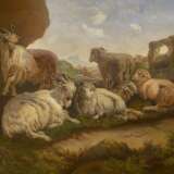 Roos, Joseph. Schafe und Ziegen unter italienischen Ruinen - Foto 1