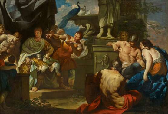 Ferretti, Giovanni Domenico. Die Verurteilung des Philotas durch Alexander den Großen - photo 1