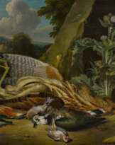 Jagdstillleben mit Vögeln