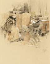 Gespräch im Atelier