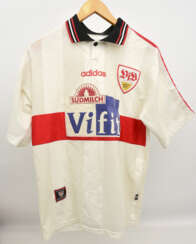 TRIKOT VFB STUTTGART Sponsor ViFit , MIT SIGNATUREN, Ende 1990er