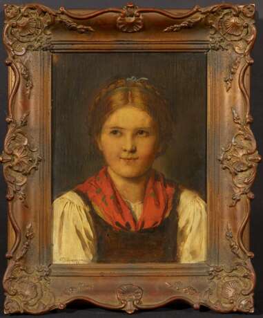 Defregger, Franz von. Portrait eines Tiroler Mädchens - фото 2