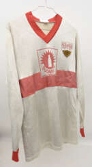 VFB TRIKOT Südmilch Erima weiß/rot, mit Autogramm Sammer, 1987/88