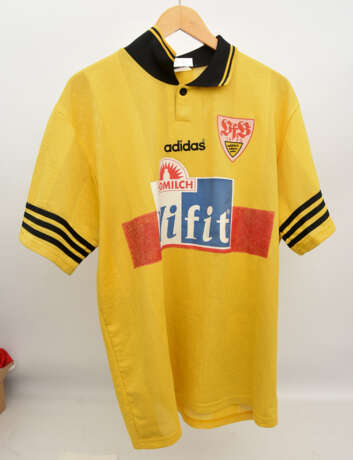 VFB TRIKOT ELBER Nr.9, ViFit Adidas,Spielertrikot, wohl Matchworn, 1995/96 - Foto 1