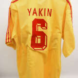 MATCHWORN VFB TRIKOT YAKIN Nr. 6, GöttingerGruppe Adidas, Original Spielertrikot, 1996/97 - photo 2