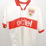 VFB TRIKOT HLEB Nr. 15 4 Sterne , Sponsor debitel, Adidas,Spielertrikot 2001/02 - фото 1