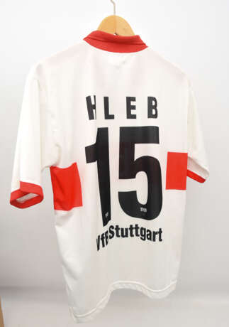 VFB TRIKOT HLEB Nr. 15 4 Sterne , Sponsor debitel, Adidas,Spielertrikot 2001/02 - фото 2