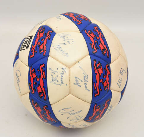  SIGNIERTER BALL "WALDAU POKAL 1994", 1994 - photo 2