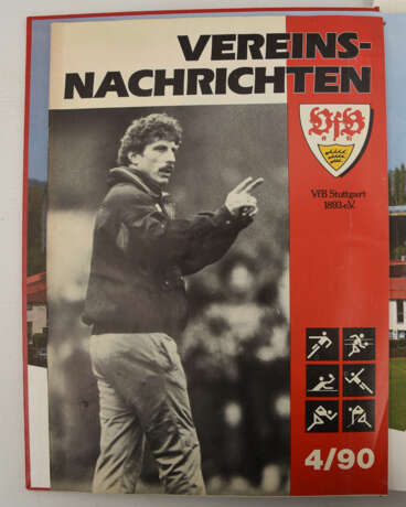 BUCH "100 JAHRE VFB"+ "VEREINS-NACHRICHTEN", gebundene Ausgabe / Magazin, Herausgeber VfB Stuttgart, 1990/1992 - Foto 2