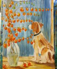 Physalis and the dog