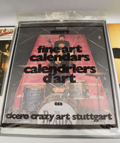 THE BEATLES- CALENDARS: Beatles- Kalender, Kunstkalender & Paul McCartney-Kalender, BRD/UK 1980er - Foto 10