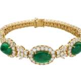 EMERALD AND DIAMOND NECKLACE, BRACELET, EARRING AND RING SUITE, MARCONI - фото 9