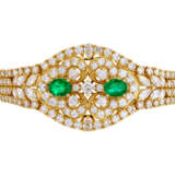 EMERALD AND DIAMOND NECKLACE, BRACELET, EARRING AND RING SUITE, MARCONI - Foto 10