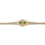 EMERALD AND DIAMOND NECKLACE, BRACELET, EARRING AND RING SUITE, MARCONI - Foto 11