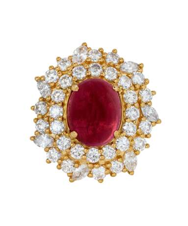 RUBY AND DIAMOND NECKLACE, BRACELET, EARRING AND RING SUITE WITH GÜBELIN REPORT, MARCONI - photo 6
