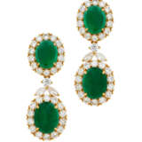 EMERALD AND DIAMOND NECKLACE, BRACELET, EARRING AND RING SUITE WITH GÜBELIN REPORT, MARCONI - Foto 4