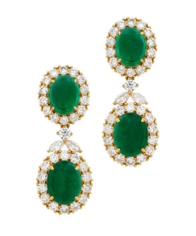 EMERALD AND DIAMOND NECKLACE, BRACELET, EARRING AND RING SUITE WITH GÜBELIN REPORT, MARCONI - photo 4
