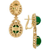 EMERALD AND DIAMOND NECKLACE, BRACELET, EARRING AND RING SUITE WITH GÜBELIN REPORT, MARCONI - Foto 5