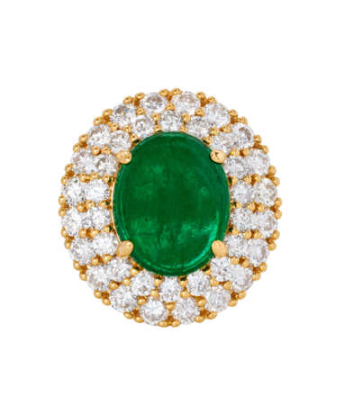 EMERALD AND DIAMOND NECKLACE, BRACELET, EARRING AND RING SUITE WITH GÜBELIN REPORT, MARCONI - Foto 6