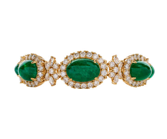 EMERALD AND DIAMOND NECKLACE, BRACELET, EARRING AND RING SUITE WITH GÜBELIN REPORT, MARCONI - фото 10