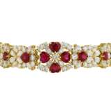 RUBY AND DIAMOND NECKLACE, BRACELET, EARRING AND RING SUITE, MARCONI - Foto 10