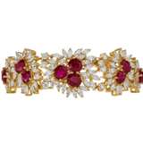 RUBY AND DIAMOND NECKLACE, BRACELET, EARRING AND RING SUITE WITH GÜBELIN REPORTS, MARCONI - фото 11