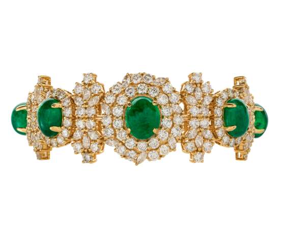 EMERALD AND DIAMOND NECKLACE, BRACELET, EARRING AND RING SUITE WITH GÜBELIN REPORT, MARCONI - фото 10